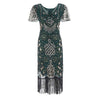 Rochie Verde Vintage Anilor 20 Plus Size