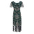 Rochie Verde Vintage Anilor 20 Plus Size