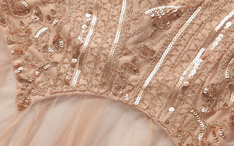 Rochie Roz Lungă De Epocă Anii 20