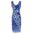 Rochie Stil Anii 20 Albastru