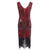 Rochie Roșie Paris Vintage Anilor 20