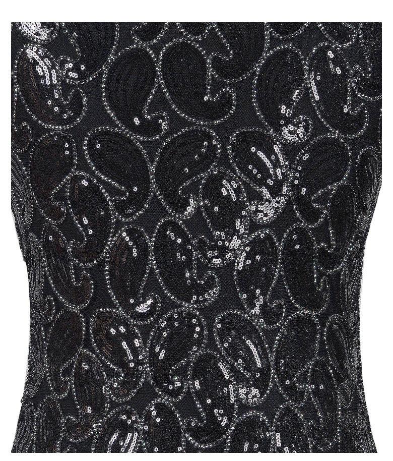 Rochie Vintage Anii 20 Sexy Neagra