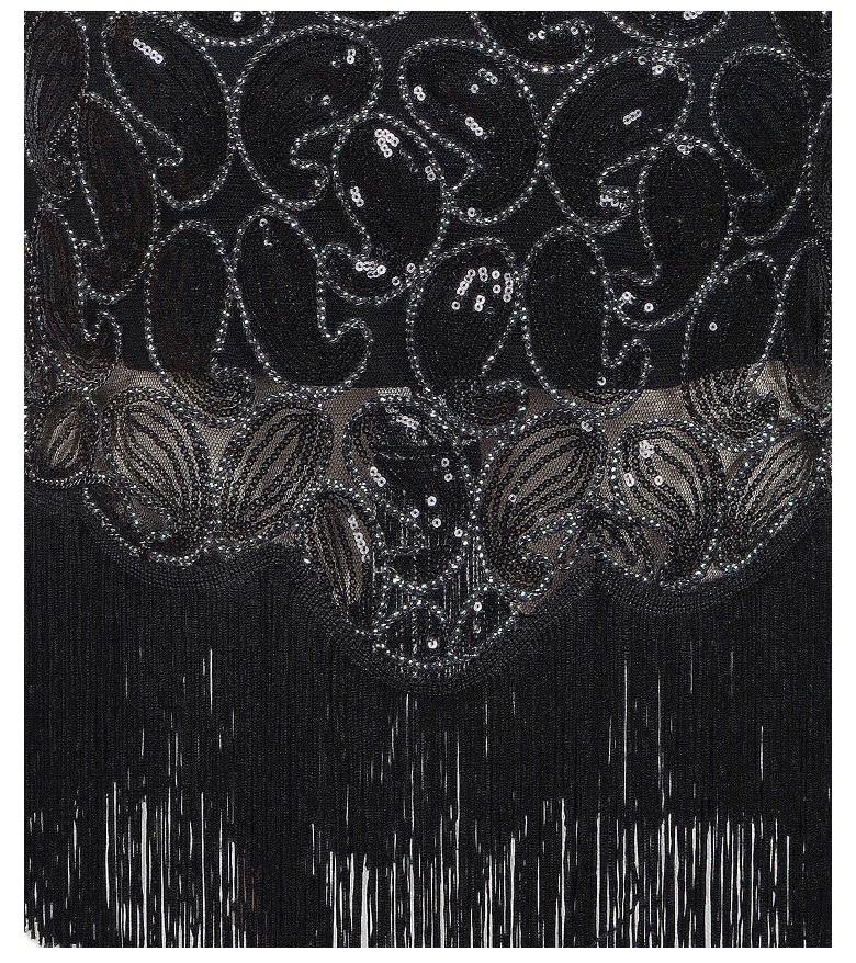 Rochie Vintage Anii 20 Sexy Neagra