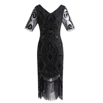 Rochie Cu Paiete Din Dantela Anii 20
