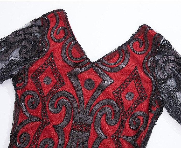 Rochie Roșie Din Dantelă Anii 20