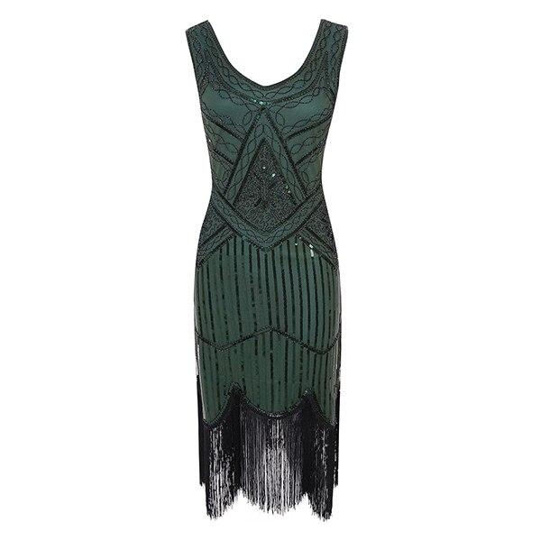 Rochie Verde Vintage Anilor 20