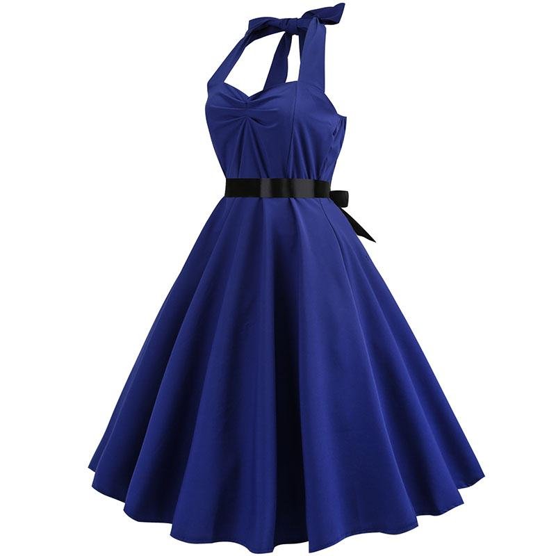 Rochie Vintage Bleumarin