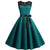 Rochie Vintage Verde Din Dantela