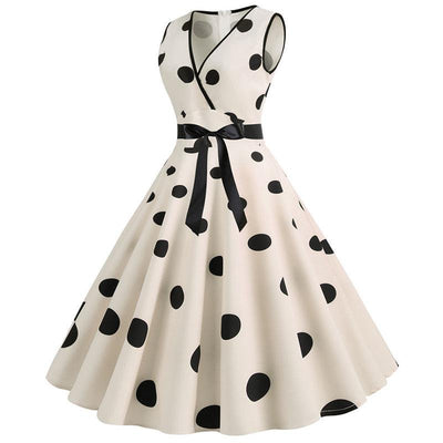 Rochie Alb-Negru Anii 50