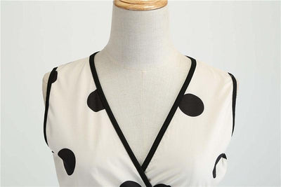 Rochie Alb-Negru Anii 50