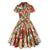 Rochie Vintage Plus Marimea Anilor 60 Pin Up