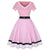 Rochie Anii 60 Roz