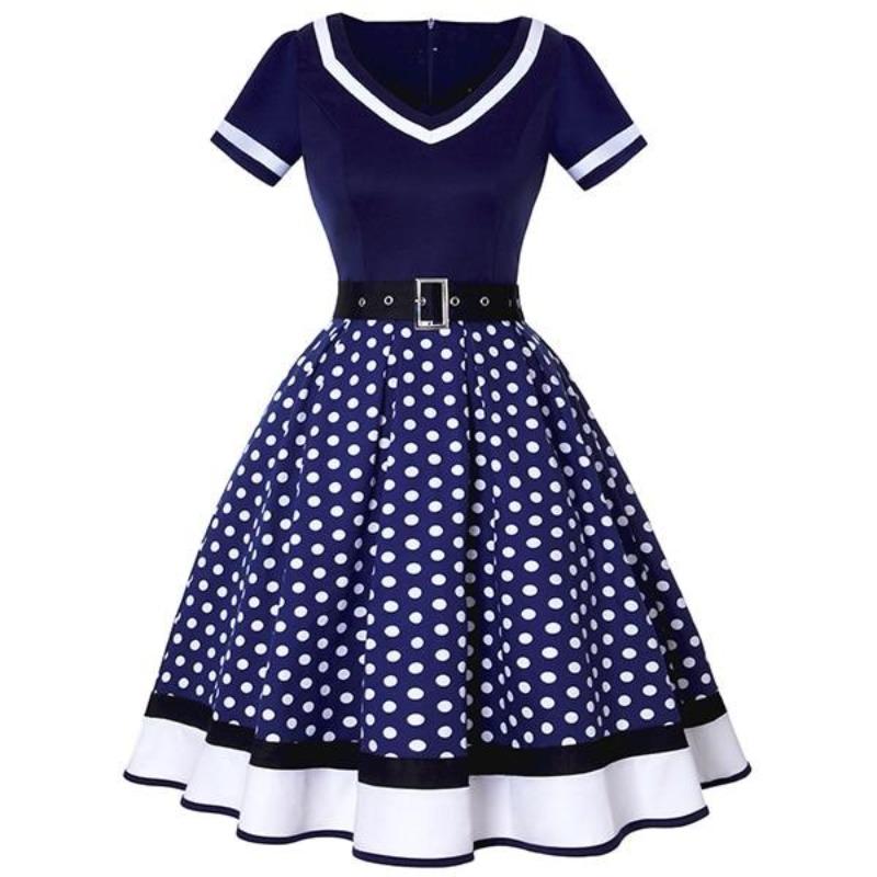 Rochie Anii 60 Albastră