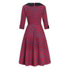 Rochie Roșie De Iarnă De Epocă