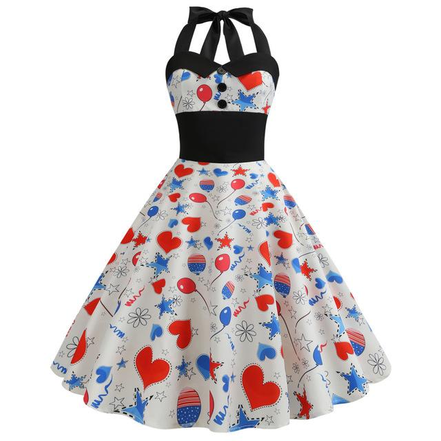 Rochie De Petrecere Vintage Pin Up