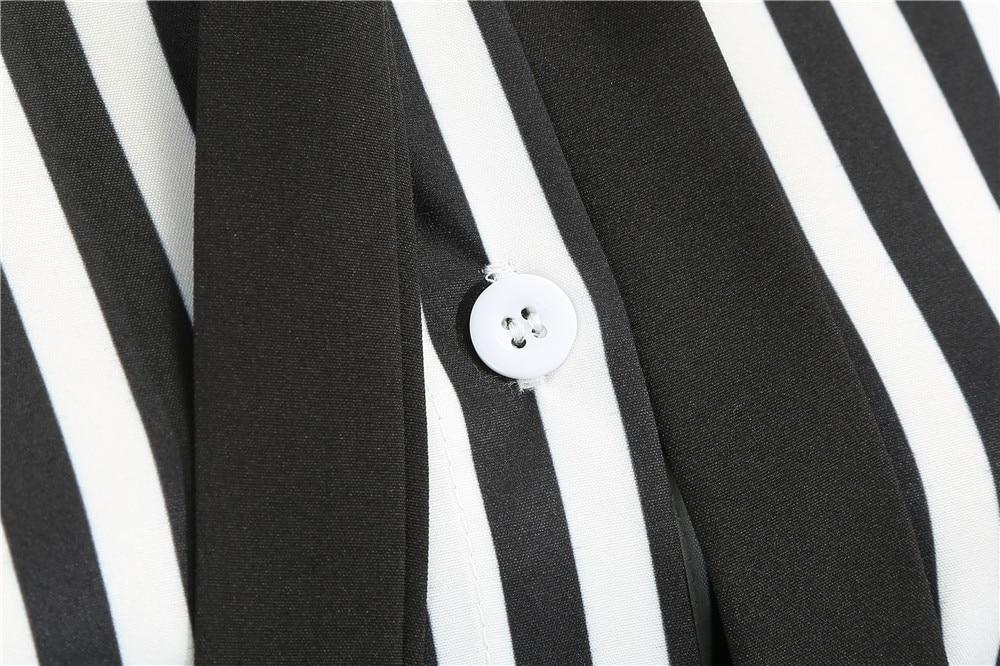 Rochie Vintage Retro Alb-Negru