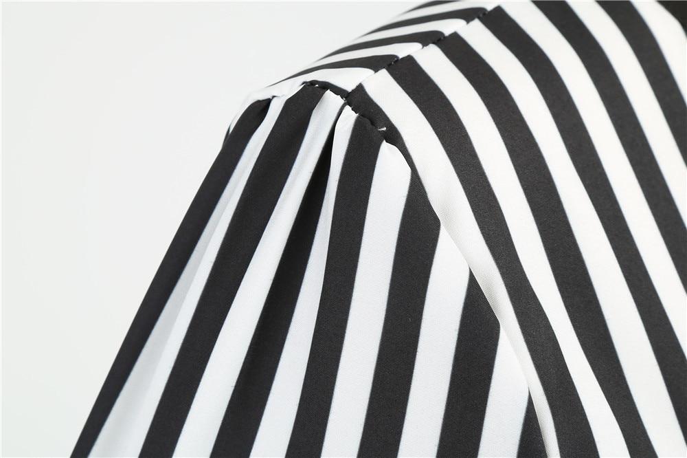 Rochie Vintage Retro Alb-Negru