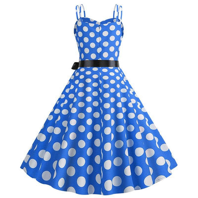 Rochie Rockabilly Vintage Buline Albastre