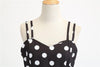 Rochie Rockabilly Vintage Negru Alb Buline