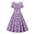 Rochie Mov Vintage Anilor 50
