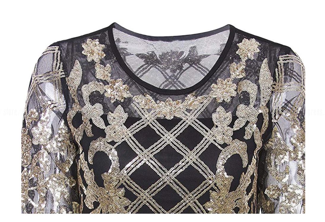 Rochie Anii 20 Plus Size Aur