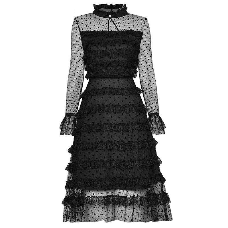 Rochie Neagră Vintage Anilor 40