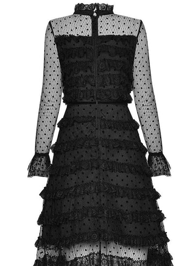 Rochie Neagră Vintage Anilor 40